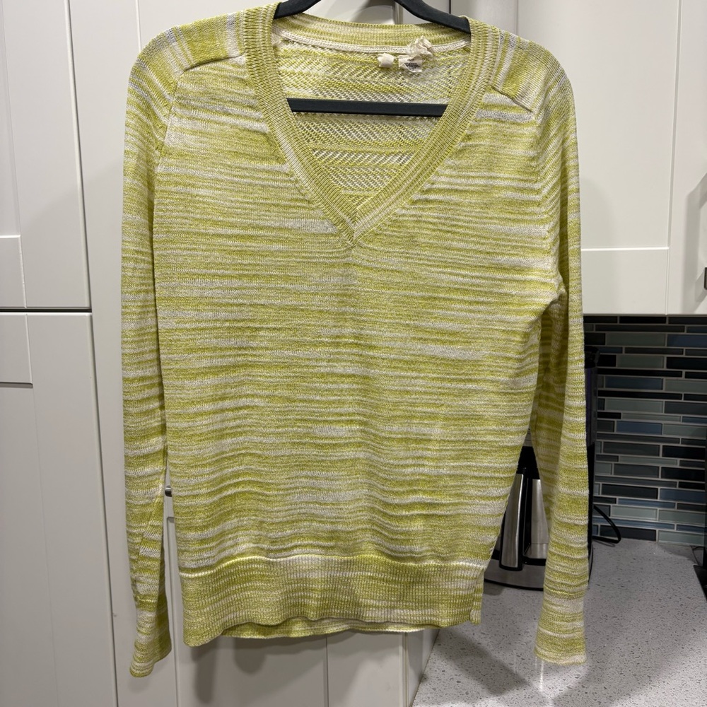 Anthropologie Moth Marled v-neck pullover sweater - Picture 3 of 7